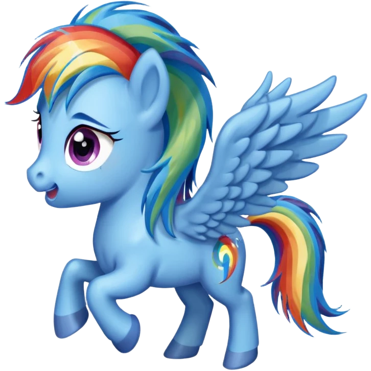 Rainbow dash emoji