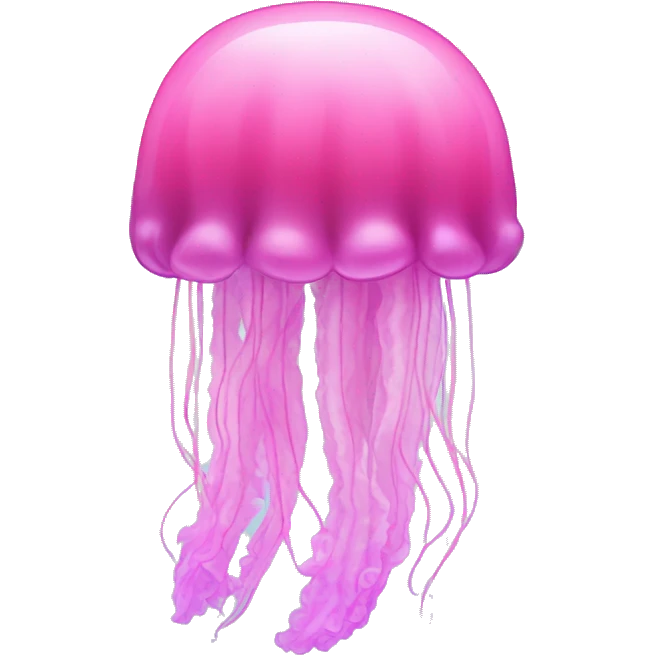 Pink jellyfish emoji