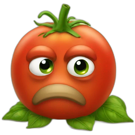 Sad pepe tomato emoji