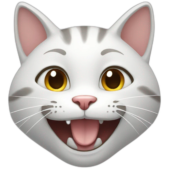 Happy cat emoji