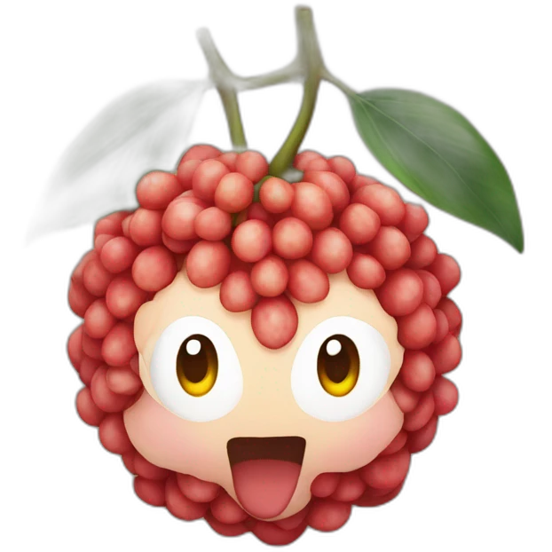 Litchi emoji