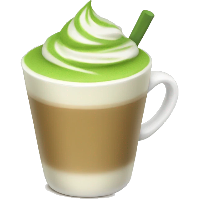 Matcha latte  emoji