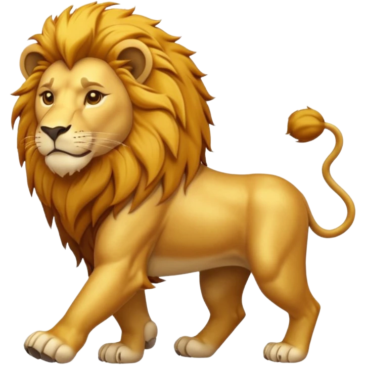 lion walking emoji