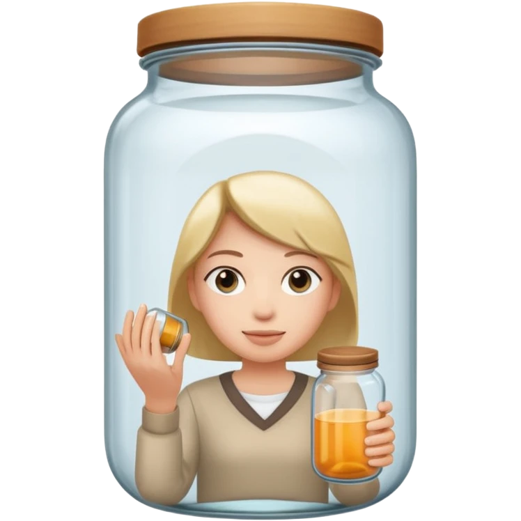 People Holding Jar emoji