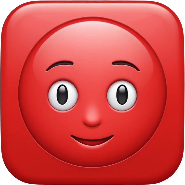I want an emoji of the word "AI" in red writing emoji