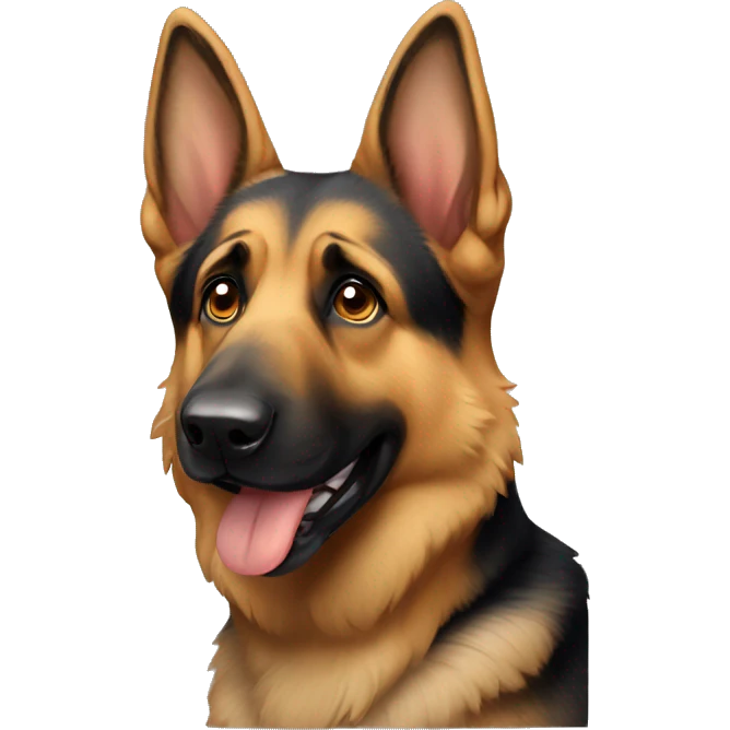 German shepherd  emoji