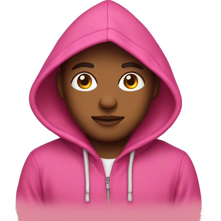Pink hoodie  emoji