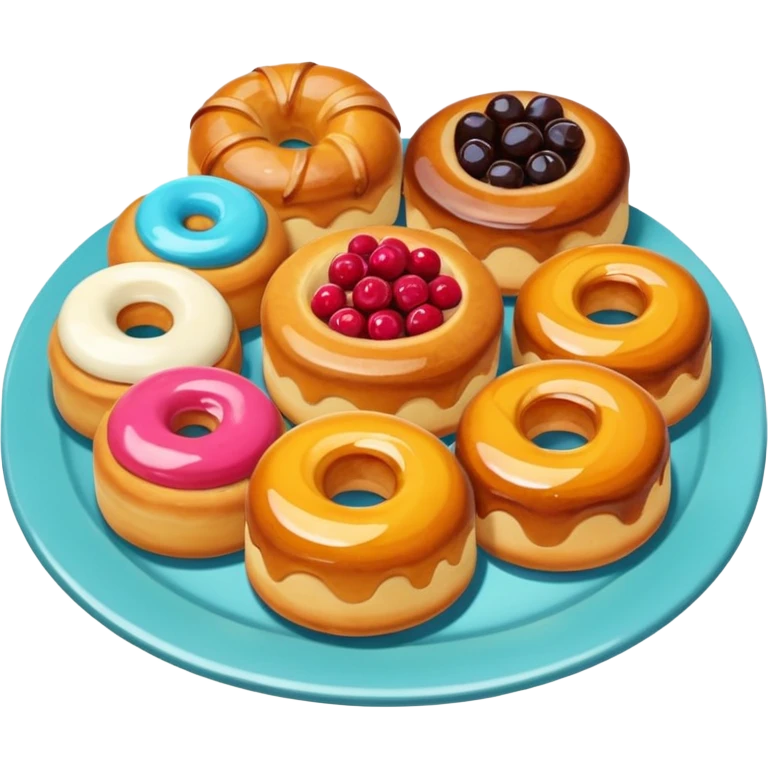 Pastry plate emoji