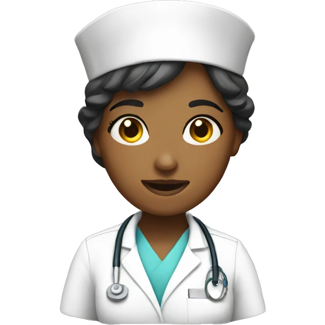 nurse with a lot of work emoji