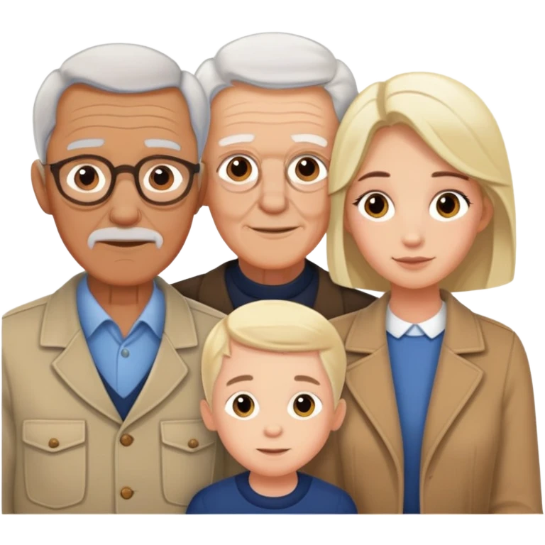 Leah and james and oliver and gemma and nana and grandad  emoji