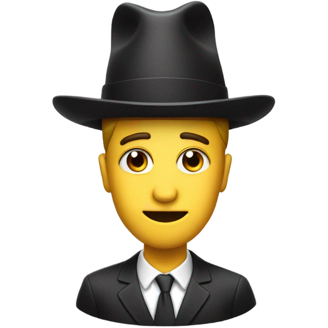 Tipping hat off of head  emoji