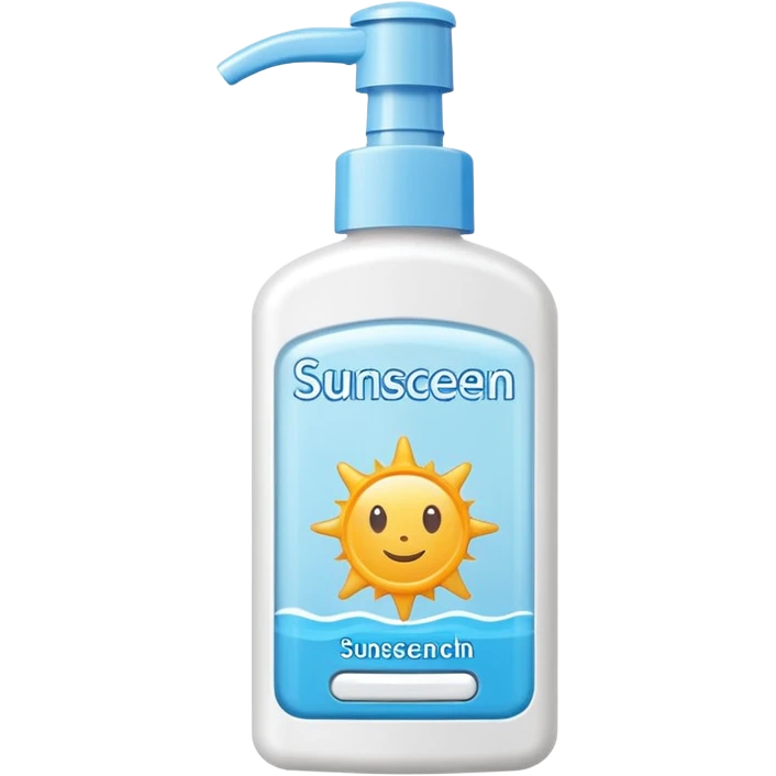 sunscreen without brand emoji