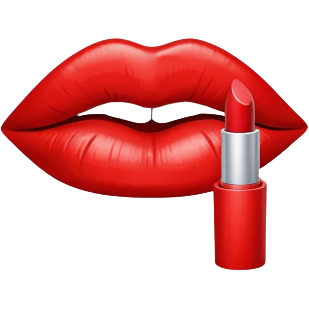Lipstick mark kiss emoji