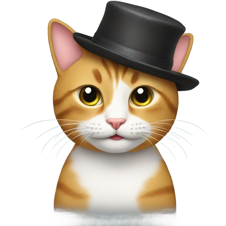 Cat in a hat emoji