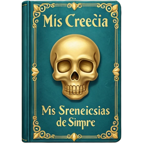 just only a book with the name "mis creencias de siempre"  emoji