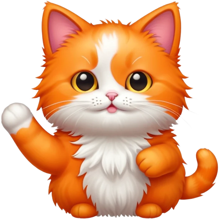 Finger kitty emoji