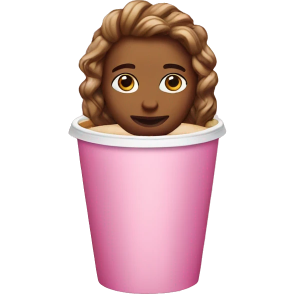 Pink Starbucks  emoji