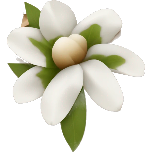 white flowers wrapped in brown paper emoji