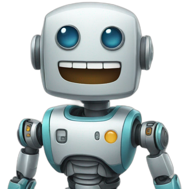 happy robot emoji