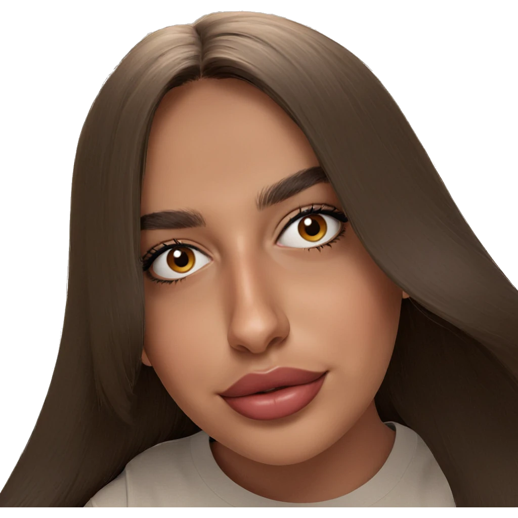 girl in hat portrait emoji