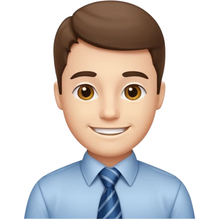 
office worker man, wearing tie emoji