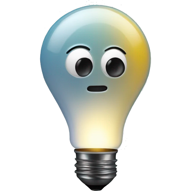 IA chatbot lightbulb emoji
