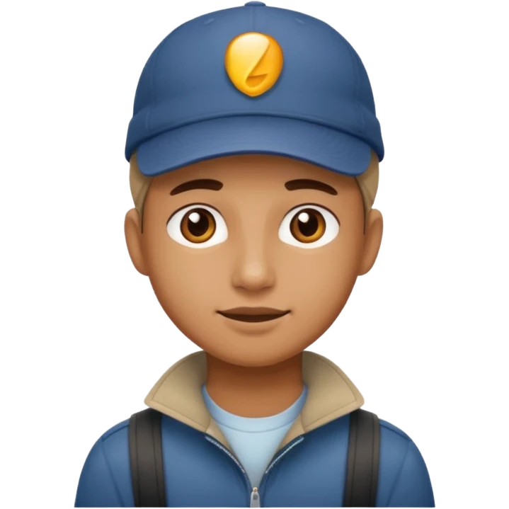 person with cap emoji