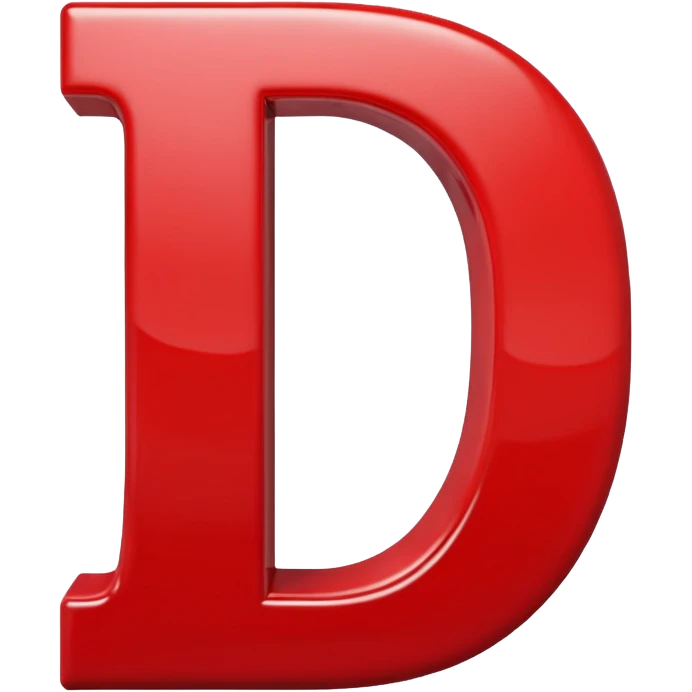 Ayudame hacer un emoji como este 🅰️ pero con la letra D emoji