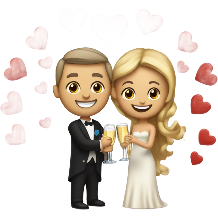valentine drink champagne  emoji