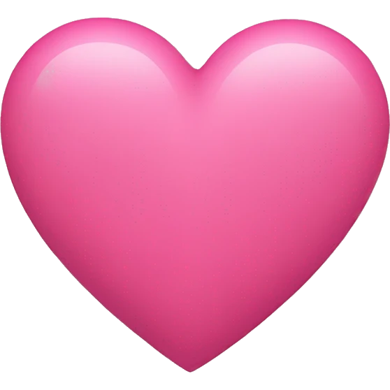 Pink heart  emoji