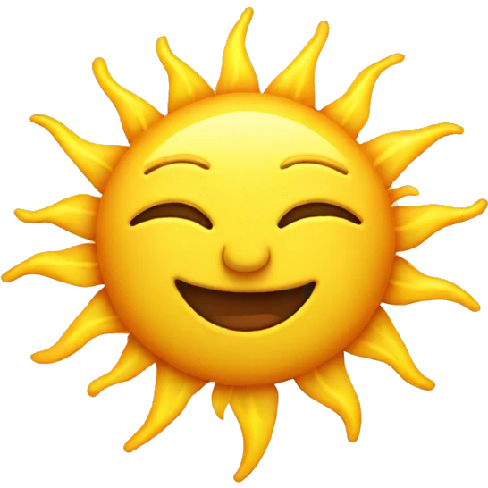 Sun emoji