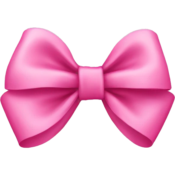Pink bow emoji