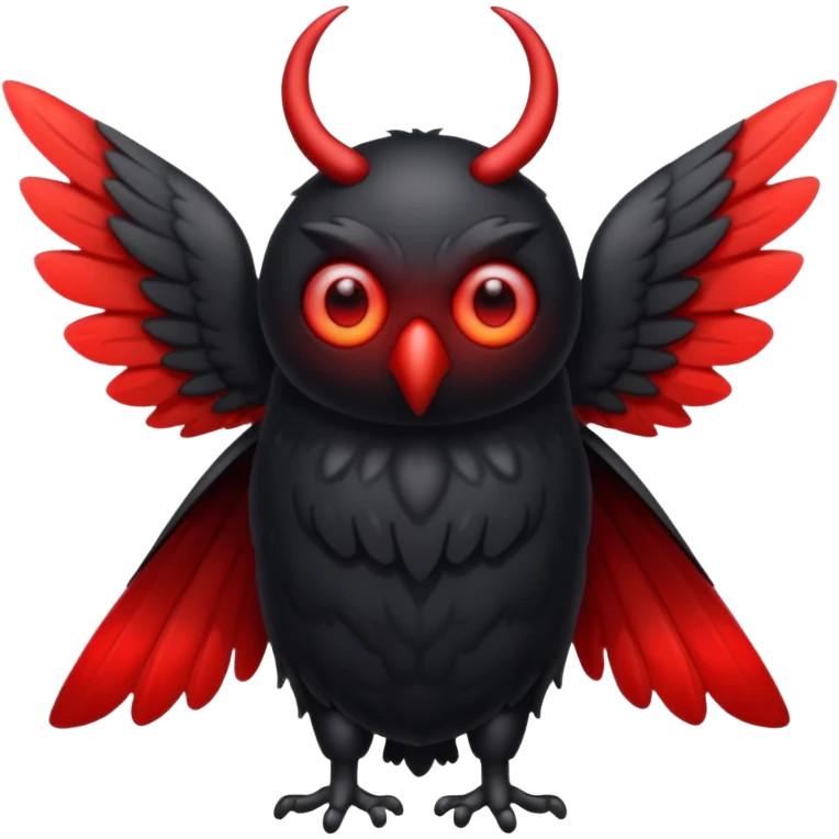 Creat an emoji of the mothman emoji