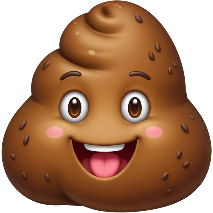 Un caca qui rigole emoji