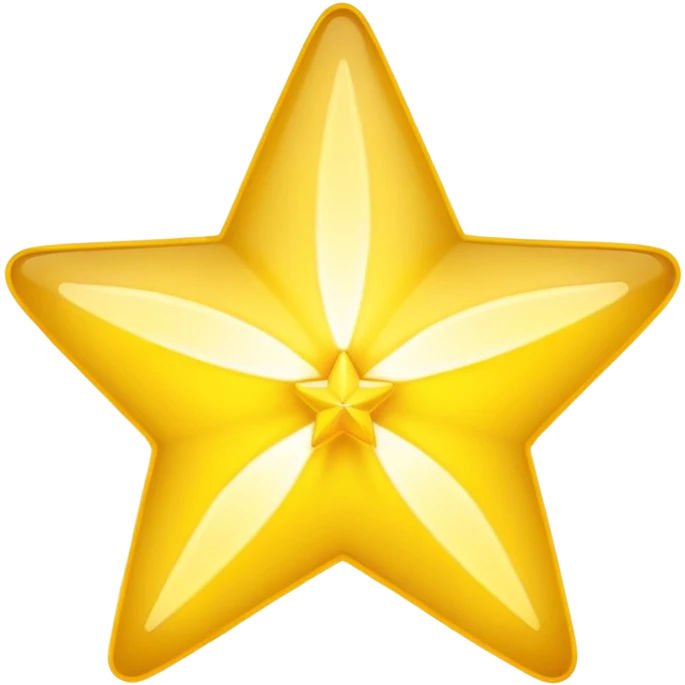 yellow star no face emoji