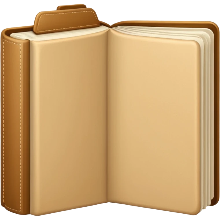 A beige book for a logo emoji