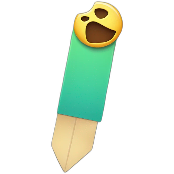 bookmark with bookmark emoji