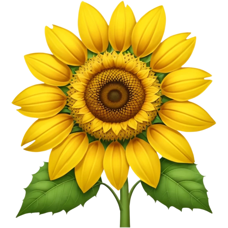 Sun flower emoji