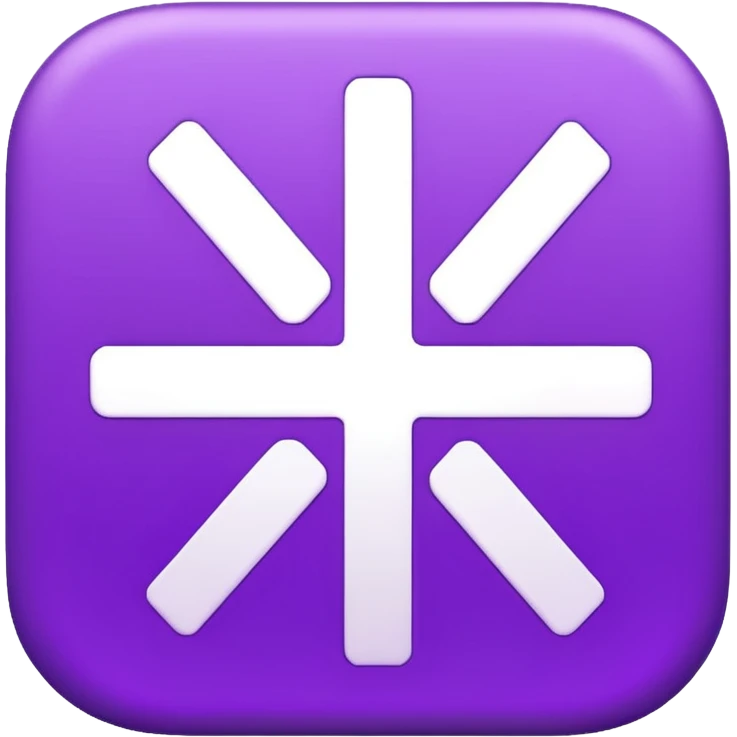 purple rounded edges "plus" emoji emoji