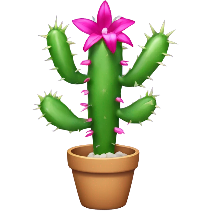 Christmas cactus emoji