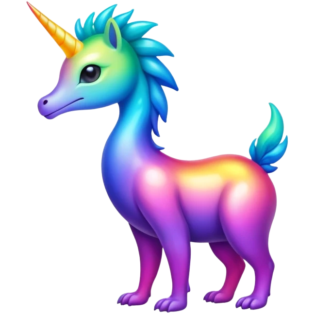  Iridescent gradient fakemon-creature  emoji