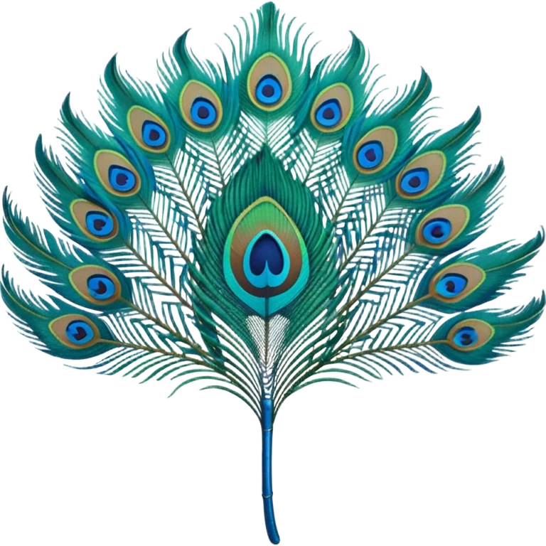  Peacock feather emoji