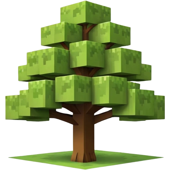 Minecraft tree emoji