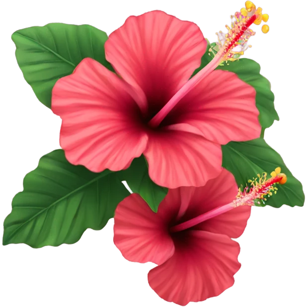 hibiscus  emoji