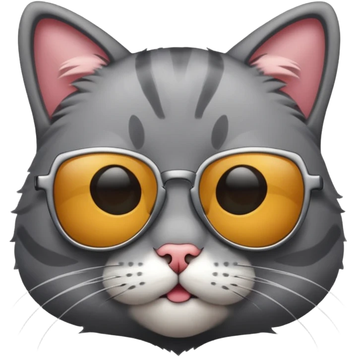 Cat wearing sunglasses emoji