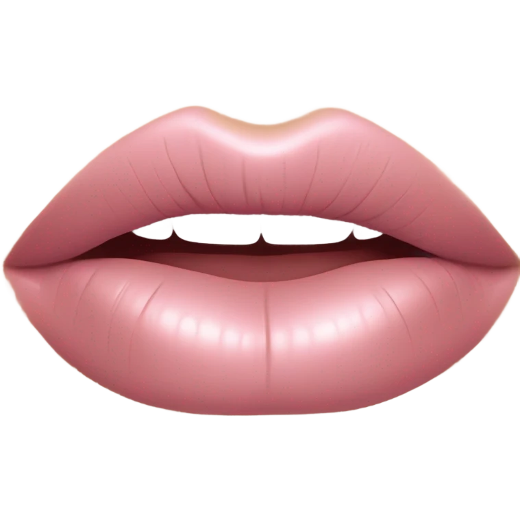 baby pink kiss emoji