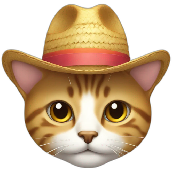 Gato con sombrero emoji
