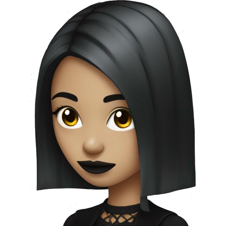 goth girl emoji
