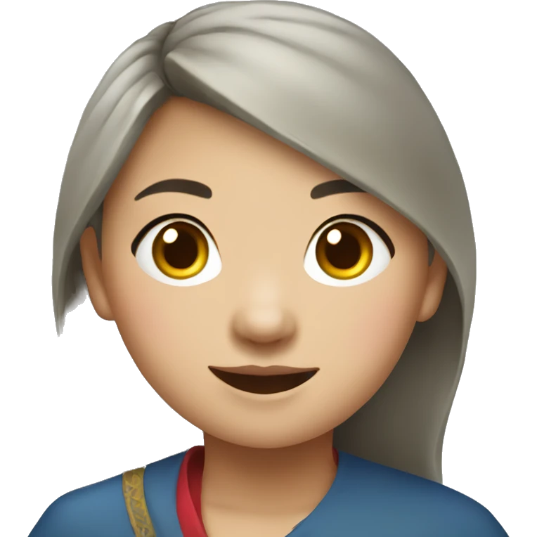 Mongolia girl emoji