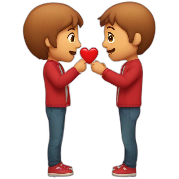 Beso de corazón  emoji
